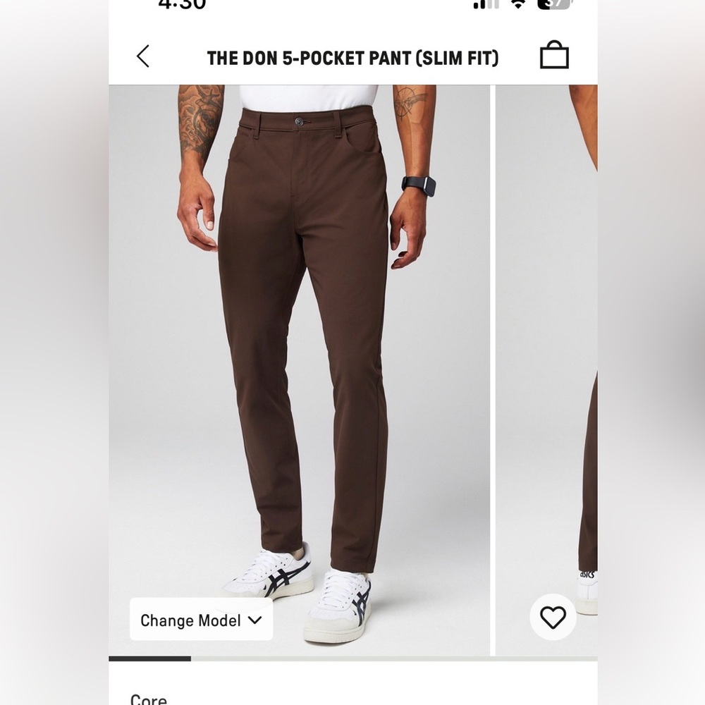Fabletics Don Slim Pants (34x30)